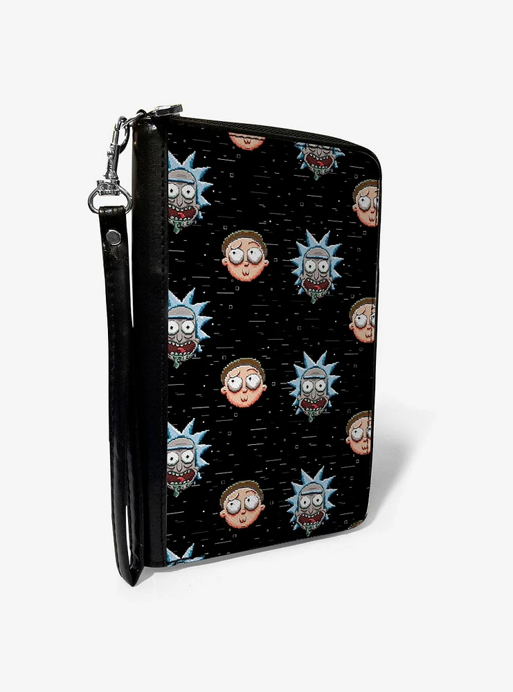 Rick And Morty Pixelverse Zip Around Wallet