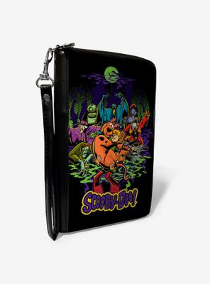 Scooby-Doo Monsters And Logo Zip Around Wallet