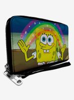 Spongebob Squarepants Imagination Rainbow Zip Around Wallet