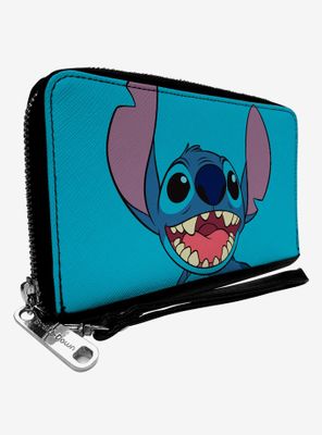 Disney Lilo & Stitch Smiling Zip Around Wallet