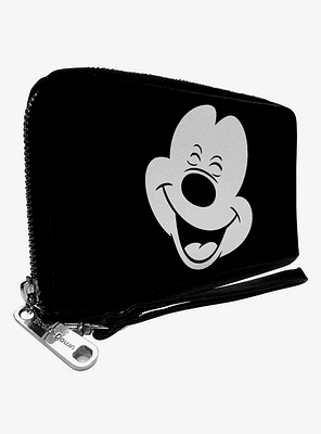 Disney Mickey Mouse Smiling Zip Around Wallet