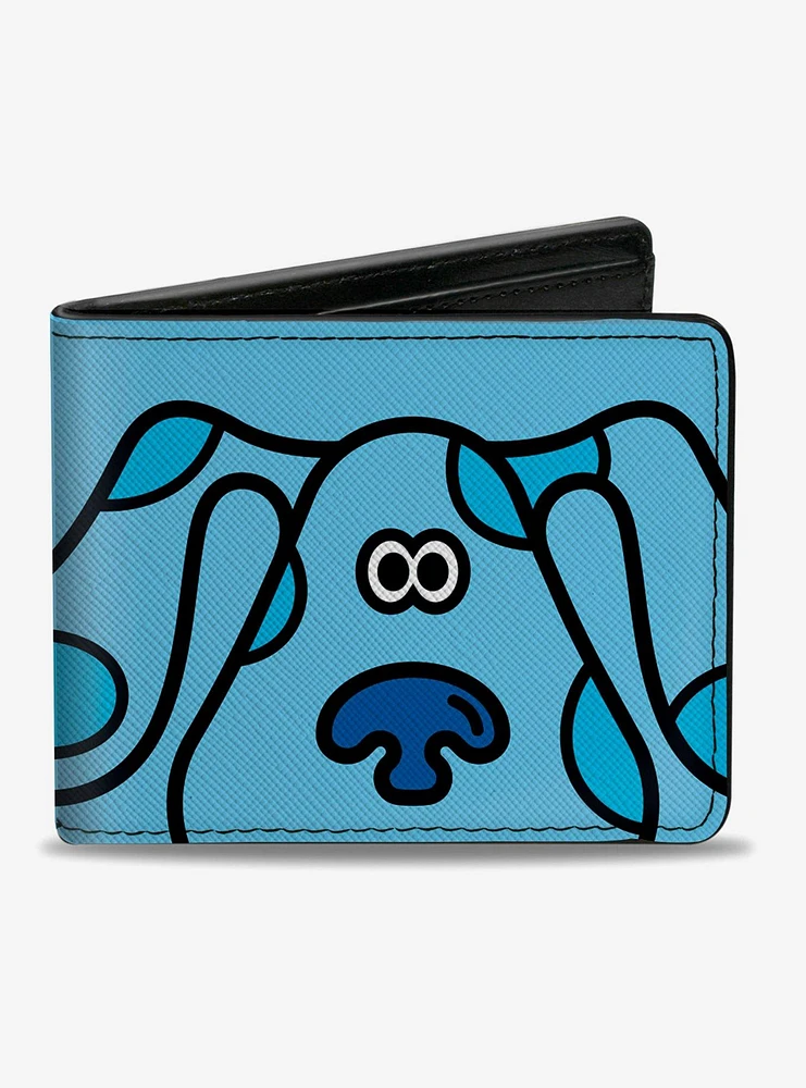 Blues Clues Face And Paw Print Bifold Wallet