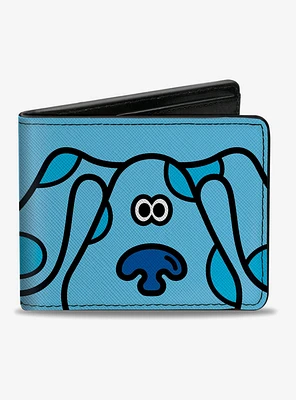 Blues Clues Face And Paw Print Bifold Wallet