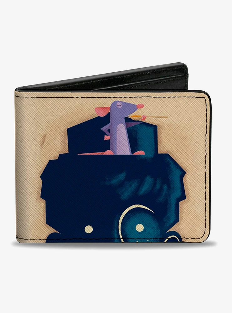 Disney Pixar Ratatouille Remy Paris Bifold Wallet