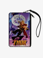 Marvel What If...? Party Thor Spinning Hammer Canvas Clutch Wallet