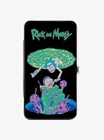 Rick And Morty Portal Battle Botanical Cell Hinge Wallet