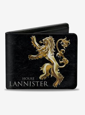 Game Of Thrones House Lannister Rampant Sigil Bifold Wallet