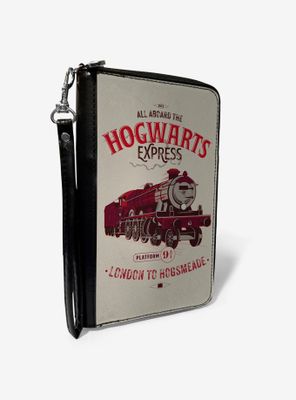 Harry Potter All Aboard The Hogwarts Express Train Zip Around Wallet