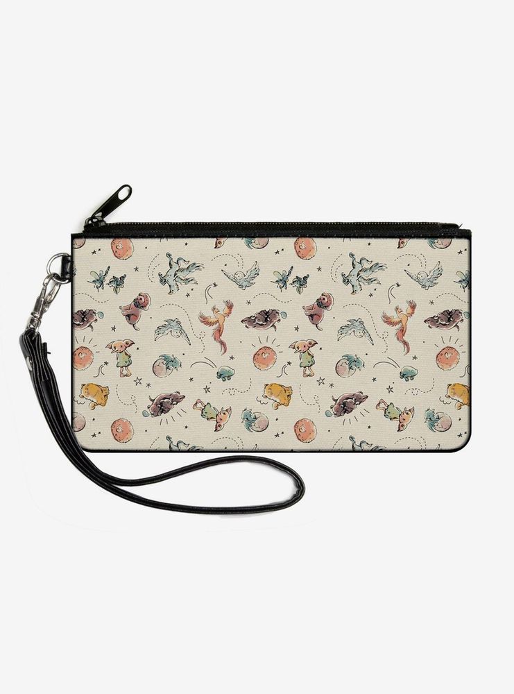 Harry Potter Charming Friends Canvas Clutch Wallet