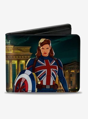 Marvel What If...? Captain Carter Shield Bifold Wallet