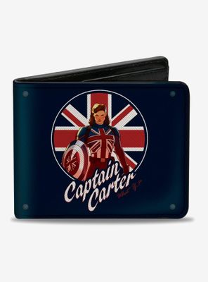 Marvel What If...? Captain Carter Union Jack Bifold Wallet