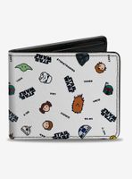 Star Wars Character Toss Print Bifold Wallet