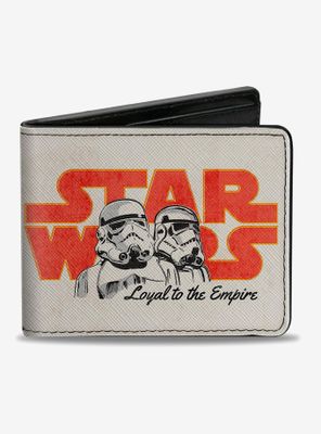 Star Wars Stormtroopers Loyal To The Empire Bifold Wallet