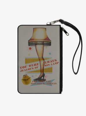 A Christmas Story Lamp Quotes Canvas Clutch Wallet