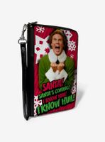 Elf Buddy The Elf Santa I Know Him Zip Around Wallet