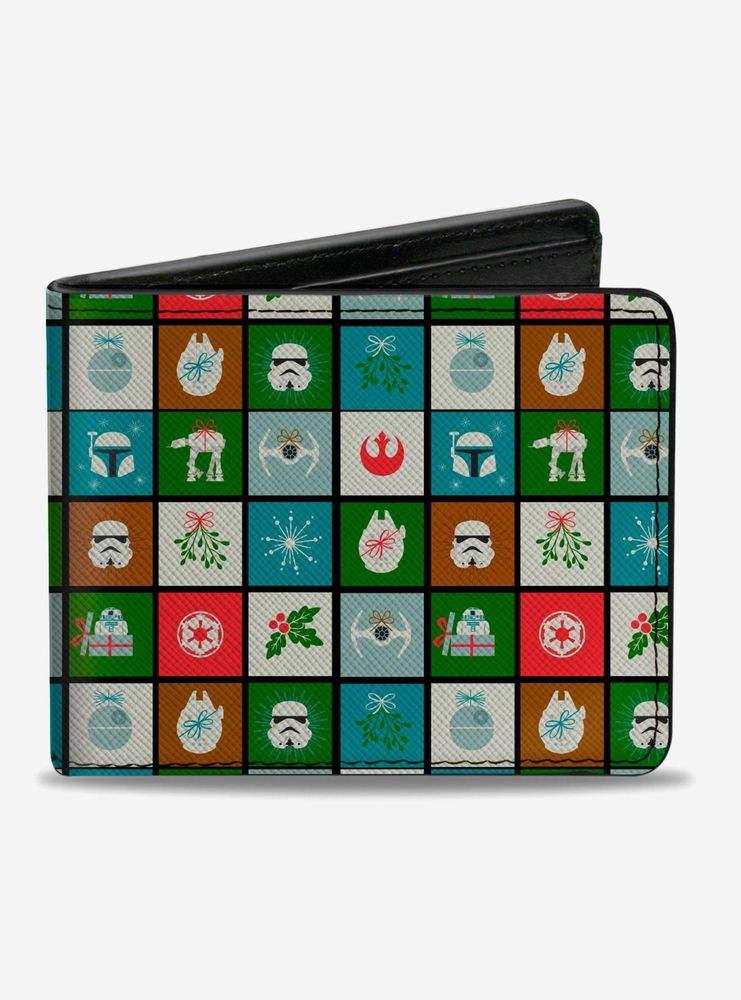 Star Wars Holiday Season Icons Bifold Wallet