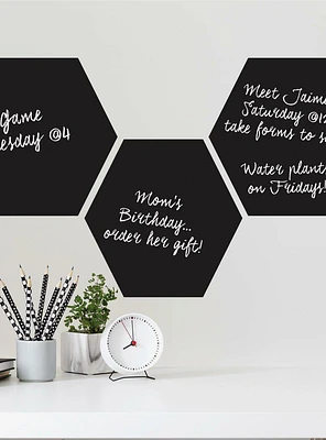 Chalk Hexagon Peel And Stick Wall Decals