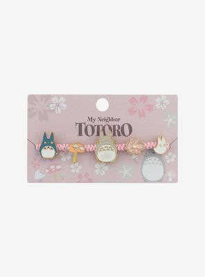 Studio Ghibli My Neighbor Totoro Sakura Blossom Charm Cord Bracelet