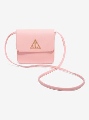 Harry Potter Pink Deathly Hallows Crossbody Bag