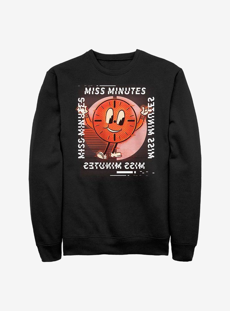 Marvel Loki Glitch Miss Minutes Sweatshirt