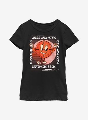 Marvel Loki Glitch Miss Minutes Youth Girls T-Shirt