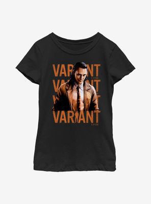 Marvel Loki Variant Poster Youth Girls T-Shirt