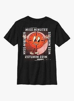 Marvel Loki Glitch Miss Minutes Youth T-Shirt