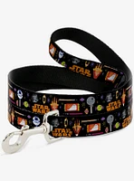 Star Wars Festive Candy Icons Dog Leash