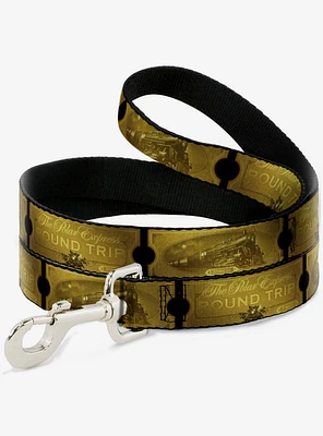 The Polar Express Round Trip Ticket Dog Leash