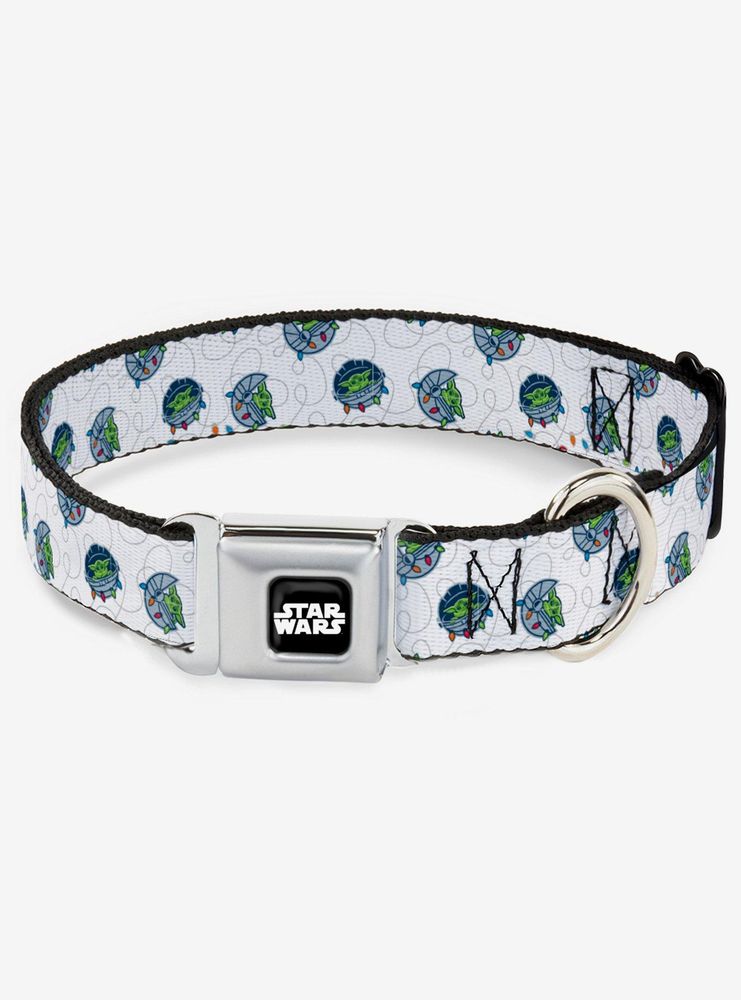 Star Wars The Mandalorian Child Holiday Carriage Pod Seatbelt Dog Collar