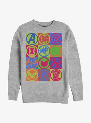 Marvel Avengers Endgame Icons Crew Sweatshirt