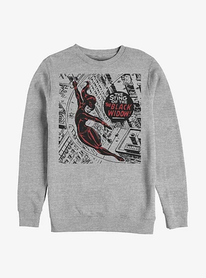 Marvel Black Widow City Crew Sweatshirt