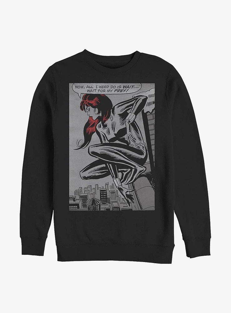 Marvel Black Widow Free Prey Crew Sweatshirt