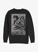 Marvel Black Widow Free Prey Crew Sweatshirt