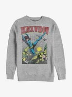 Marvel Black Widow Kick That Gun Crew Sweatshirt