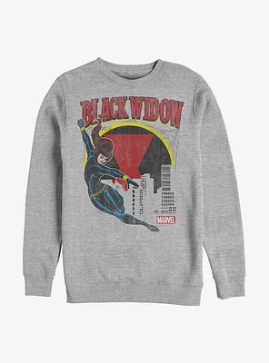Marvel Black Widow Web Slinger Crew Sweatshirt