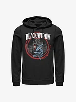 Marvel Black Widow Circle Frame Hoodie