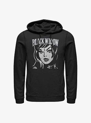 Marvel Black Widow Simple Block Hoodie