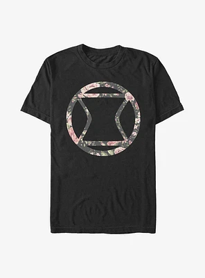 Marvel Black Widow Icon Rose T-Shirt