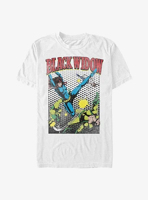 Marvel Black Widow Kick That Gun T-Shirt