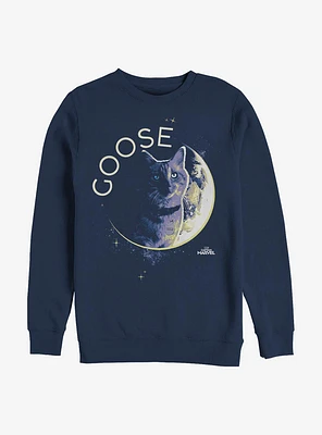 Marvel Captain Goose Moon Crew Sweatshirt