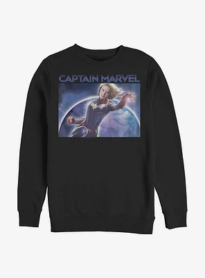 Marvel Captain Photo Crew Sweatshirt