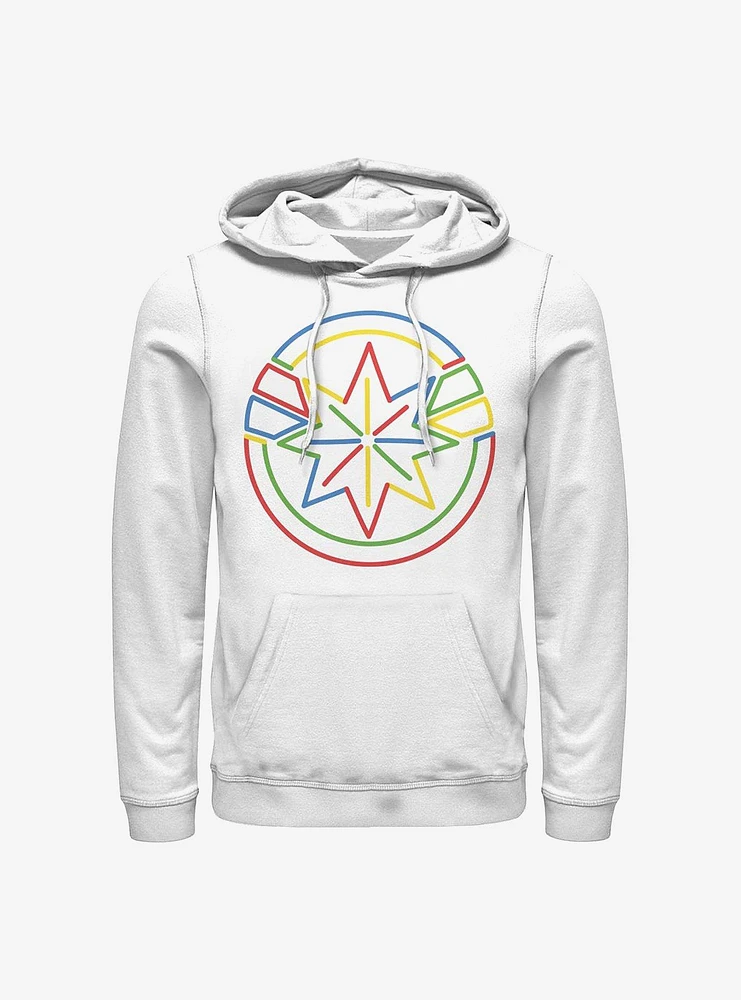 Marvel Captain Colorful Hoodie