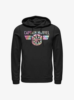 Marvel Captain Tie Dye Logo Hoodie