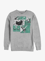 Marvel Moon Knight Panels Crew Sweatshirt