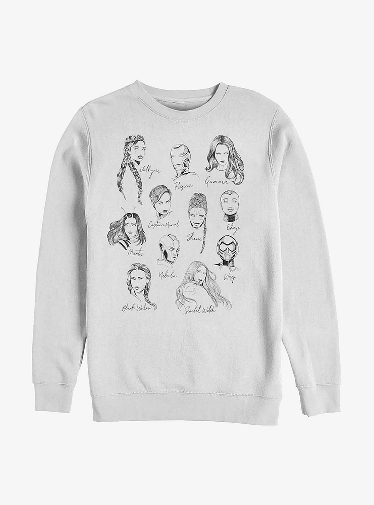 Marvel Strong Leaders Crew Sweatshirt