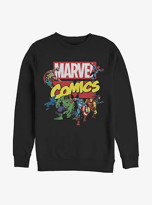 Marvel Avengers Ace Team Crew Sweatshirt