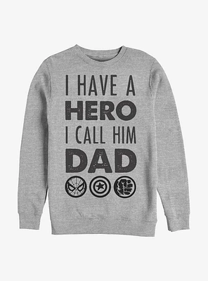 Marvel Avengers Hero Dad Crew Sweatshirt