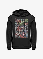 Marvel Avengers Assemble Squares Hoodie