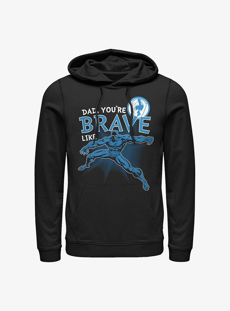 Marvel Black Panther Brave Like Dad Hoodie